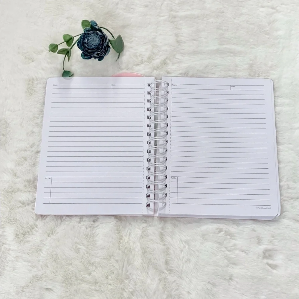 New with tags 160 page Spiral Journal “ Enjoy Life“ Beautiful pink, multicolored